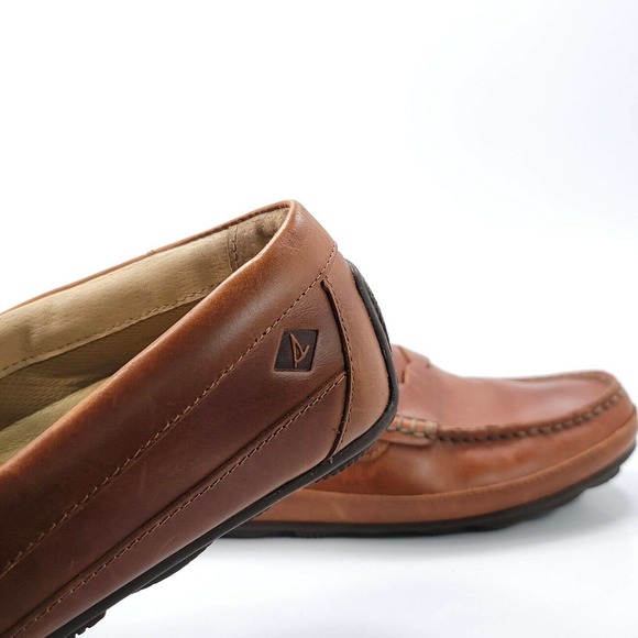 Sperry Top-Sider Hampden Casual Loafer Mens Size 8.5 Brown Leather - Picture 8 of 9